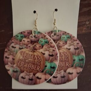 Colorful Pumpkin Earrings